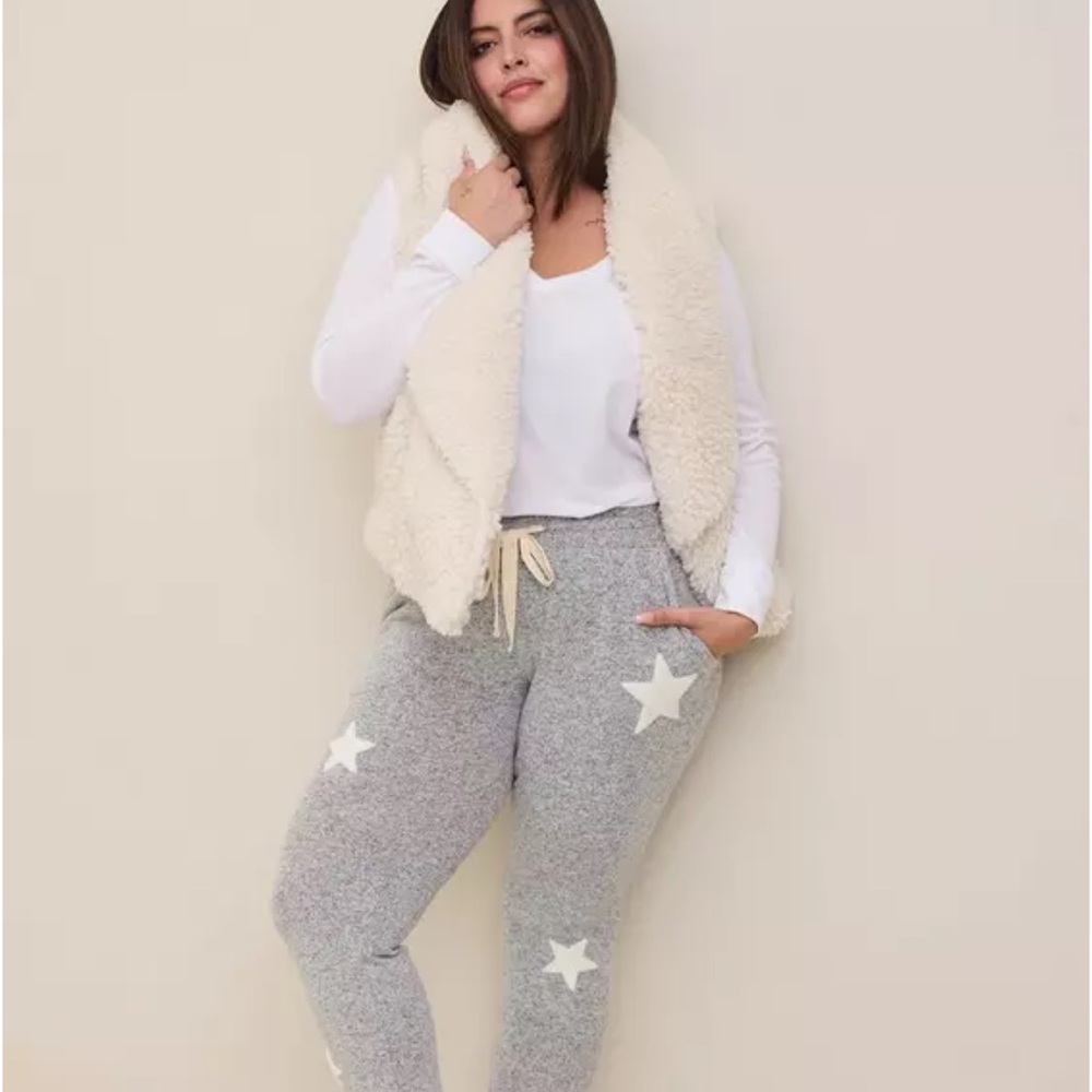 Torrid Sherpa Drape Cozy Faux Fur Vest Size: 3X 22-24